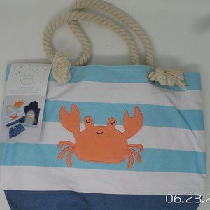 Baby Aspen Shark 4 Piece Gift Set with Tote